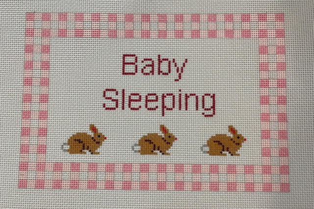 Kristine Kingston Baby Sleeping Pink